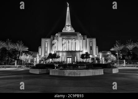 Temple des Saints des derniers jours à Gilbert, Arizona Banque D'Images