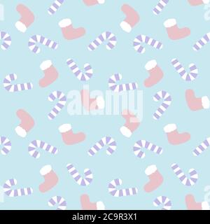 Christma Holiday fond sans couture de motif pour les graphiques de site Web, textile de mode Illustration de Vecteur