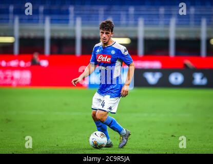 Milan, Italie. 28 juillet 2020. Diego Demme de SSC Napoli pendant la série UN match de 2019/20 entre FC Internazionale contre SSC Napoli au stade San Siro, Milan, Italie le 28 juillet 2020 - photo Fabrizio Carabelli/LM crédit: Fabrizio Carabelli/LPS/ZUMA Wire/Alay Live News Banque D'Images