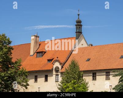 Couvent Gray Friar dans le centre de Prague Banque D'Images