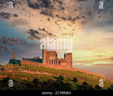 IE - CO TIPPERARY : Rock of Cashel Banque D'Images