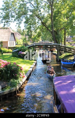 Giethoorn, pays-Bas Banque D'Images