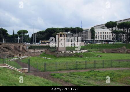 Cirque Maximus dans la ville de Rome, Italie Banque D'Images