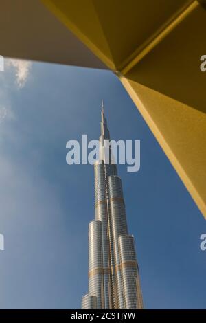 Une scène typique à Dubaï Émirats Arabes Unis Banque D'Images