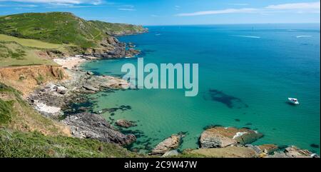 Gara Rock Beach et South Devon Coast, Royaume-Uni Banque D'Images