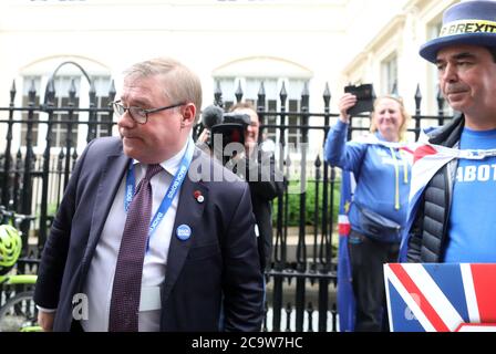 Le PIC montre: Mark François, Tory, MP, très pro du Brexit vu ici à la candidature de Boris JohnsonÕs à la direction dans laquelle il s'est allié à des militants anti-Brexit Banque D'Images