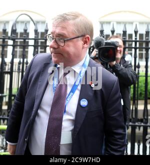 Le PIC montre: Mark François, Tory, MP, très pro du Brexit vu ici à la candidature de Boris JohnsonÕs à la direction dans laquelle il s'est allié à des militants anti-Brexit Banque D'Images
