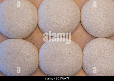 Préparation de pain au levain à Whistler, Colombie-Britannique, Canada, naturel, pain végétalien Banque D'Images