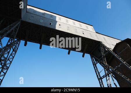 Anghel Saligny Silos, Constanta, Roumanie Port Maritime Banque D'Images