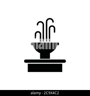Vecteur icône fontaine Illustration de Vecteur
