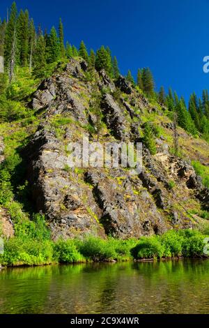 St. Joe Wild and Scenic River, St. Joe National Forest, St. Joe River Scenic Byway, Idaho Banque D'Images