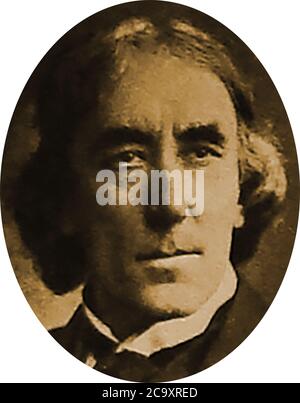 Portrait de Sir Henry Irving, comédien/gérant britannique né dans le Somerset (1883-1905). Il était également connu sous le nom de John Henry Brodribb (son nom de naissance) et J. H. Irving. En 1895, il est devenu le premier acteur à avoir reçu une chevalier. Il est connu pour son étroite association avec Bram Stoker, auteur de Dracula et est devenu un Freemason, qui est initié à la Jérusalem Lodge n° 197 (Londres). Ses cendres ont été enterrées à l'abbaye de Westminster Banque D'Images