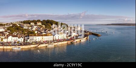 Appledore dans le North Devon sur la rivière Torridge à marée haute de l'air Banque D'Images