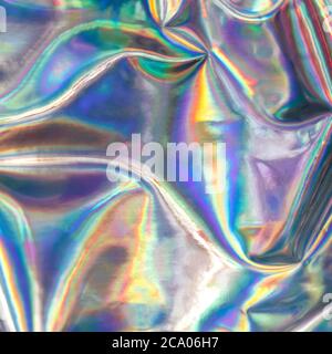 Résumé La surface irisée holographique brouillée. Gradient holographique. Banque D'Images