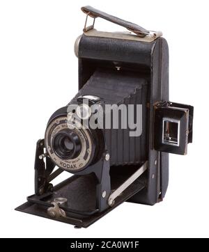 Appareil photo KODAK Kodette Brownie six-20 Folding Vintage Banque D'Images