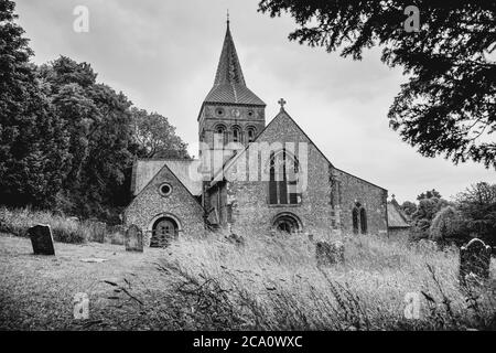 All Saints Church, East Meon All Saints Church, East Meon, Hampshire, Royaume-Uni Banque D'Images