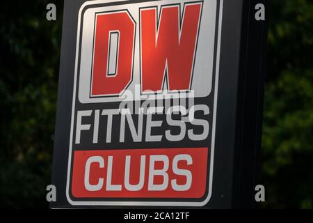 Brentwood Essex 3 août 2020 le Brentwood DW Fitness Club Gym est l'un de ceux qui sont menacés comme le groupe de parents DW Sports va en liquidation avec 1,700 emplois à risque. Crédit : Ian Davidson/Alay Live News Banque D'Images