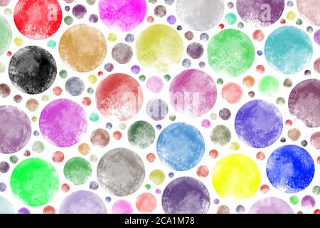 Fond coloré de motif planètes pour l'emballage, le tissu, le papier peint, le tissu, la robe et le motif de chemise Banque D'Images