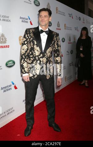 LOS ANGELES - octobre 26 : Jim Carrey au British Academy Britannia Awards 2018 à l'hôtel Beverly Hilton le 26 octobre 2018 à Beverly Hills, CA Banque D'Images