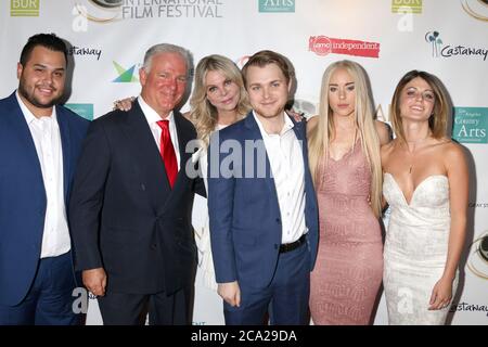 LOS ANGELES - SEP 9 : la famille Cusumano et les invités au 10ème Gala de la nuit de clôture du Festival International du film de Burbank au Centre des Congrès de Burbank le 9 septembre 2018 à Burbank, CA Banque D'Images