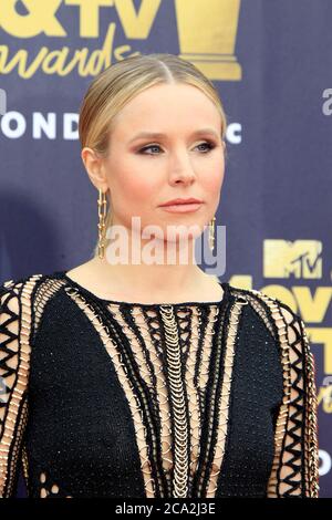 LOS ANGELES - 16 JUIN : Kristen Bell au MTV film and TV Awards 2018 au Barker Hanger le 16 juin 2018 à Santa Monica, CA Banque D'Images