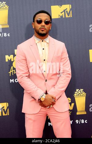 LOS ANGELES - 16 JUIN : Roméo Miller au MTV Movie and TV Awards 2018 au Barker Hanger le 16 juin 2018 à Santa Monica, CA Banque D'Images