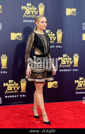 LOS ANGELES - 16 JUIN : Kristen Bell au MTV film and TV Awards 2018 au Barker Hanger le 16 juin 2018 à Santa Monica, CA Banque D'Images