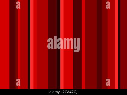 Motif d'arrière-plan formé avec une échelle de couleur rouge. Lignes verticales rouges. Banque D'Images