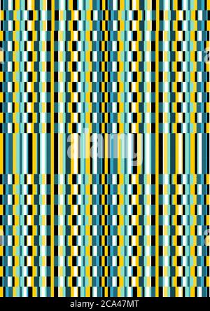 Image d'arrière-plan créée en différentes couleurs et en répétant de petits carrés. Papier peint en mosaïque. Banque D'Images