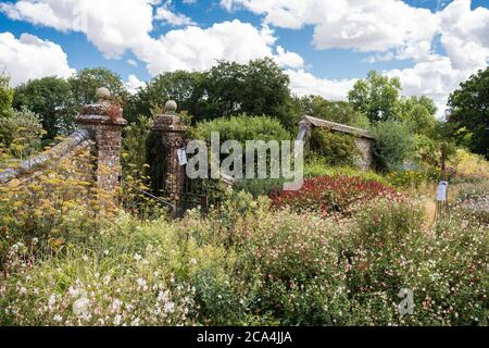 La ferme et les jardins du domaine de Leckford, propriété de Waitrose Banque D'Images