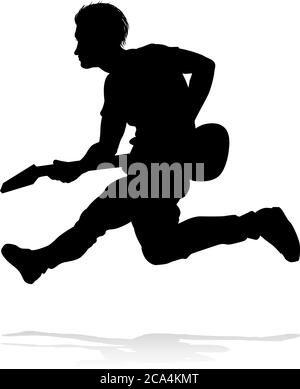 Musicien guitariste Silhouette Illustration de Vecteur