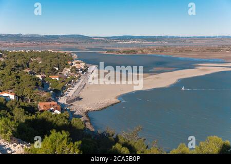 France, Aude, Leucate, station balnéaire de la Franqui Banque D'Images