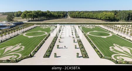 France, Loir et cher, vallée de la Loire classée au patrimoine mondial de l'UNESCO, Chambord, le château de Chambord, construit entre 1519 et 1538, style Renaissance Banque D'Images