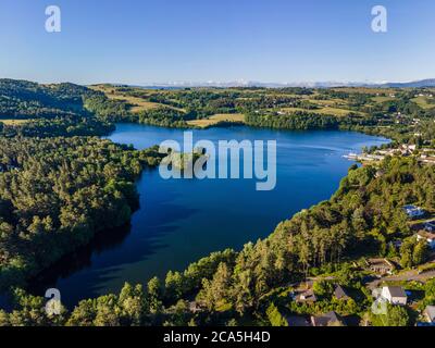 France, Puy de Dome, classé au patrimoine mondial de l'UNESCO, Parc naturel régional des Volcans d'Auvergne (Parc naturel régional des Volcans d'Auvergne), Banque D'Images