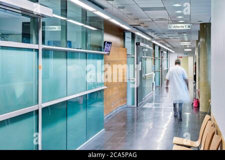 France, haute Garonne, Toulouse, clinique Pasteur, scène de vie et de travail dans la clinique Banque D'Images