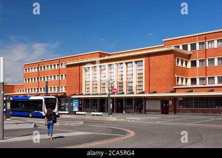 France, Nord, Douai, Gare SNCF Banque D'Images
