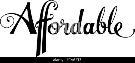 Texte de calligraphie personnalisé Illustration de Vecteur