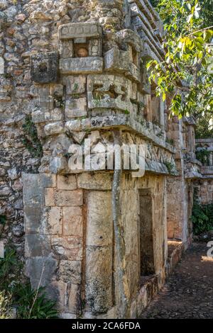 Les ruines de la ville maya de Labna font partie du Centre du patrimoine mondial de l'UNESCO de la ville préhispanique d'Uxmal, à Yucatan, au Mexique. Banque D'Images