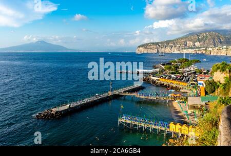 Italie, Campanie, Sorrento - 16 août 2019 - un aperçu de la magnifique ville de Sorrente Banque D'Images