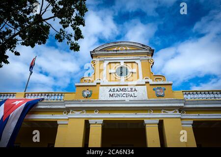 TRINIDAD, CUBA - VERS JANVIER 2020 : Alamblea Municipal de Trinidad Banque D'Images