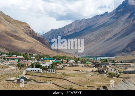 Himachal Pradesh, Inde - Vallée de Spiti à Spiti, Himachal Pradesh, Inde. Banque D'Images