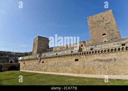 Castello Svevo Di Bari (Château De Bari), Italie Banque D'Images