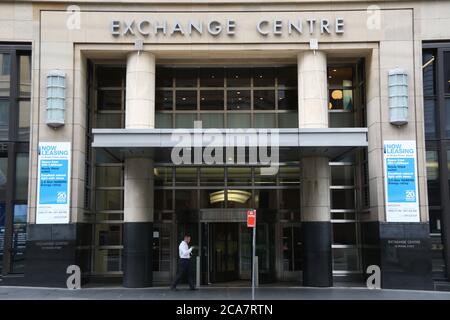 Exchange Center, bâtiment ASX, Bourse Center, 16-30 Bridge Street, Sydney, NSW, Australie Banque D'Images