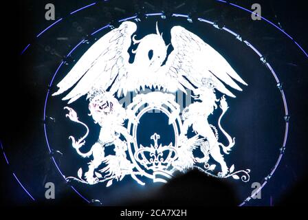 La reine se déroule au Grand Prix de F1 de Singapour 2016 Banque D'Images