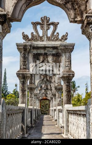 Ancien palais de la raja Taman Ujung Sukasada (Palais de l'eau de Taman Ujung), Karangasem, île de Bali, Indonésie Banque D'Images