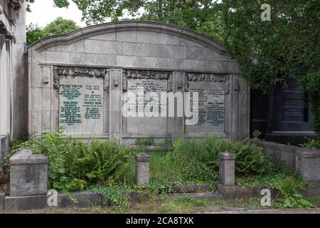 Friedhof Weißensee, cimetière Weissensee - plus grand cimetière juif d'Europe Banque D'Images