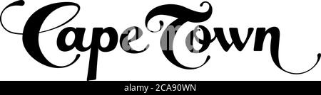 Texte de calligraphie personnalisé Illustration de Vecteur