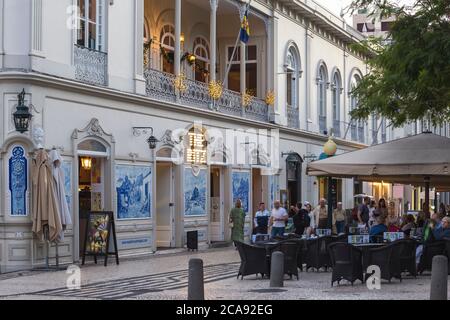 Ritz café, Funchal, Madère, Portugal, Atlantique, Europe Banque D'Images