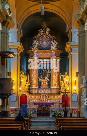 Chiesa di San Francesco a Ripa, Trastevere, Rome, Latium, Italie, Europe Banque D'Images