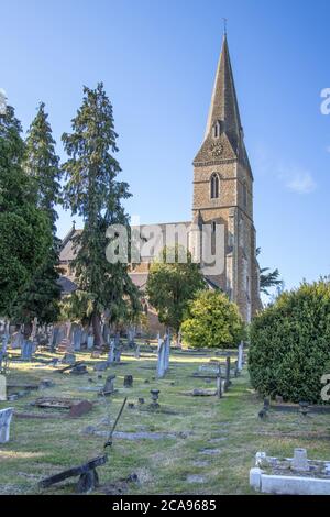 l'église paroissiale du christ à esher surrey Banque D'Images